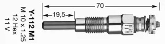 Свеча накаливания (NGK: 2531)